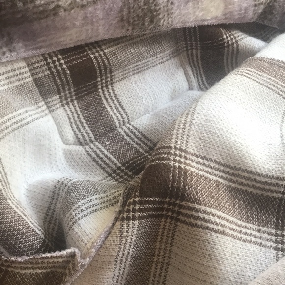 Plaid shacket shirt jacket Bagatelle cozy shacket size medium lavender b… - Picture 11 of 11